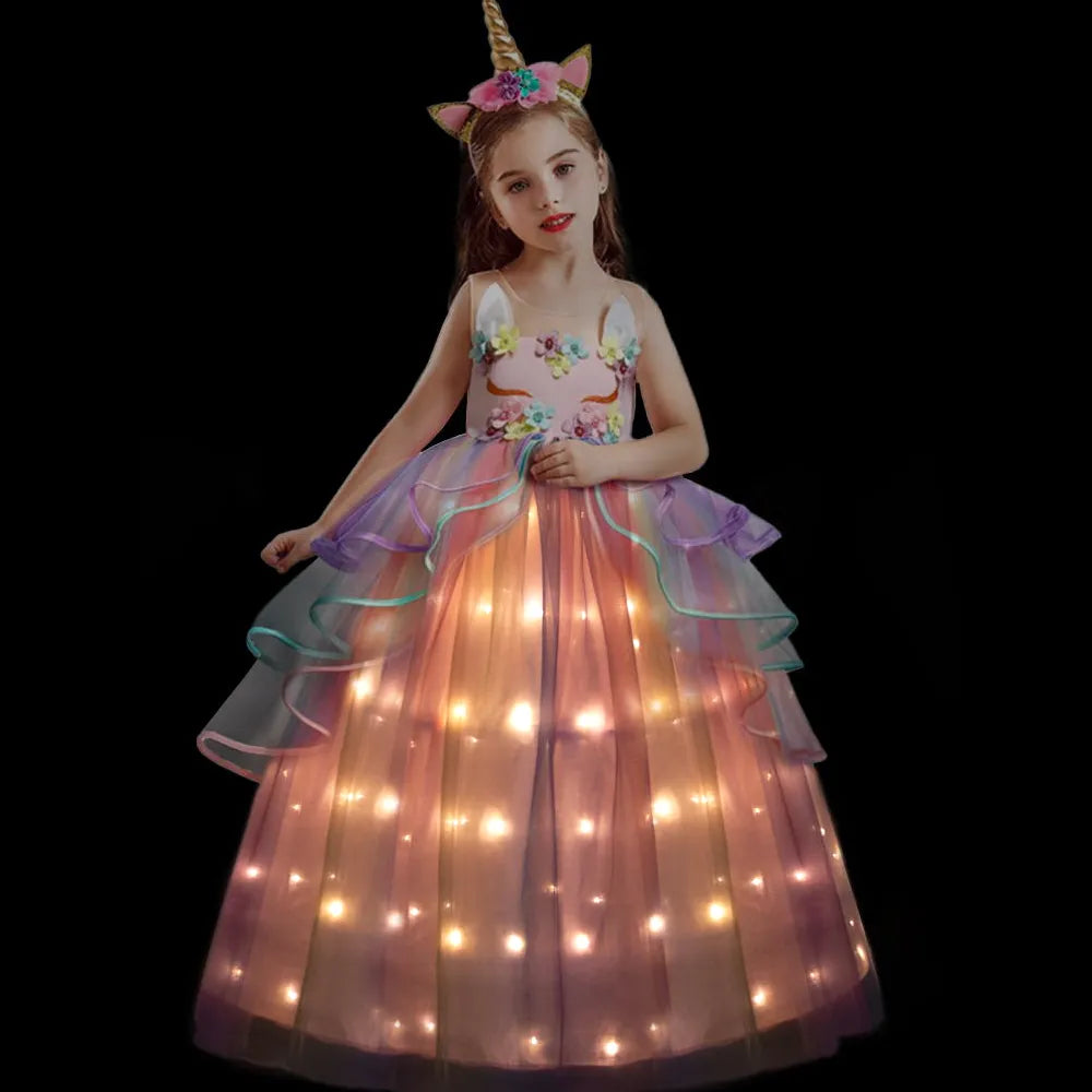 Unicorn Party LED Light Up Dress