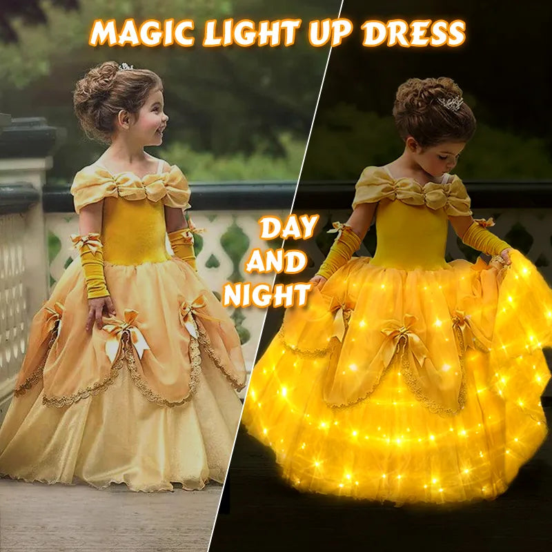 Beauty and The Beast Princess Belle LED Light Up Dress