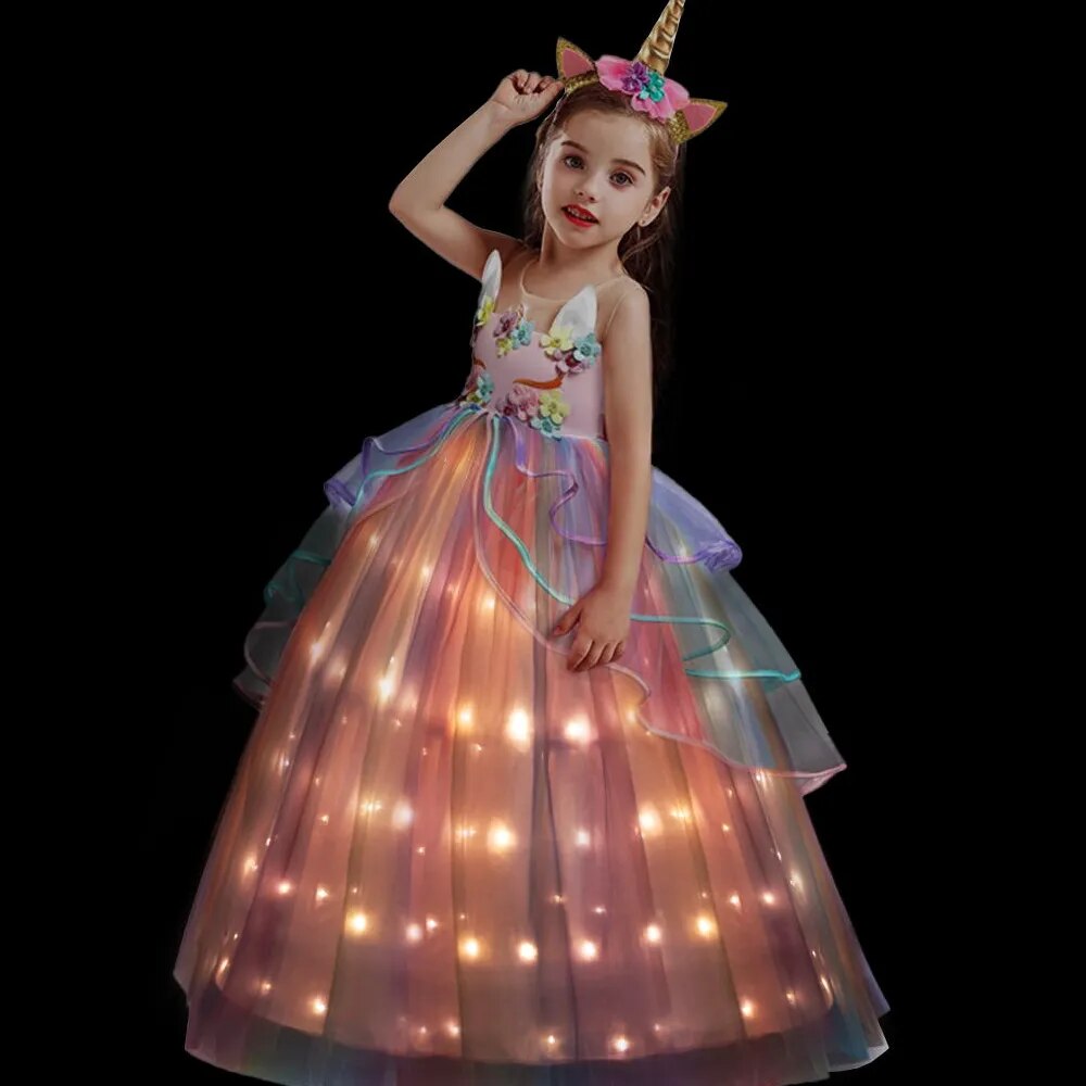 Unicorn Party LED Light Up Dress