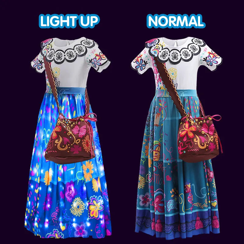 Encanto Mirabel and Isabela Princess LED Light Up Dress