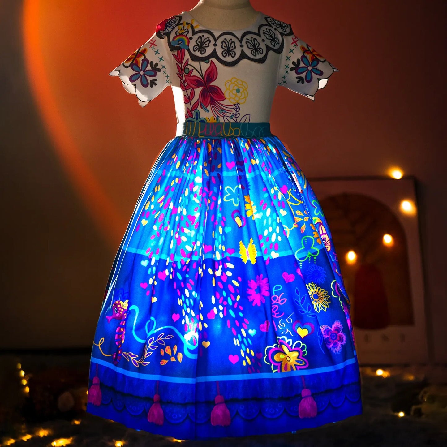 Encanto Mirabel and Isabela Princess LED Light Up Dress