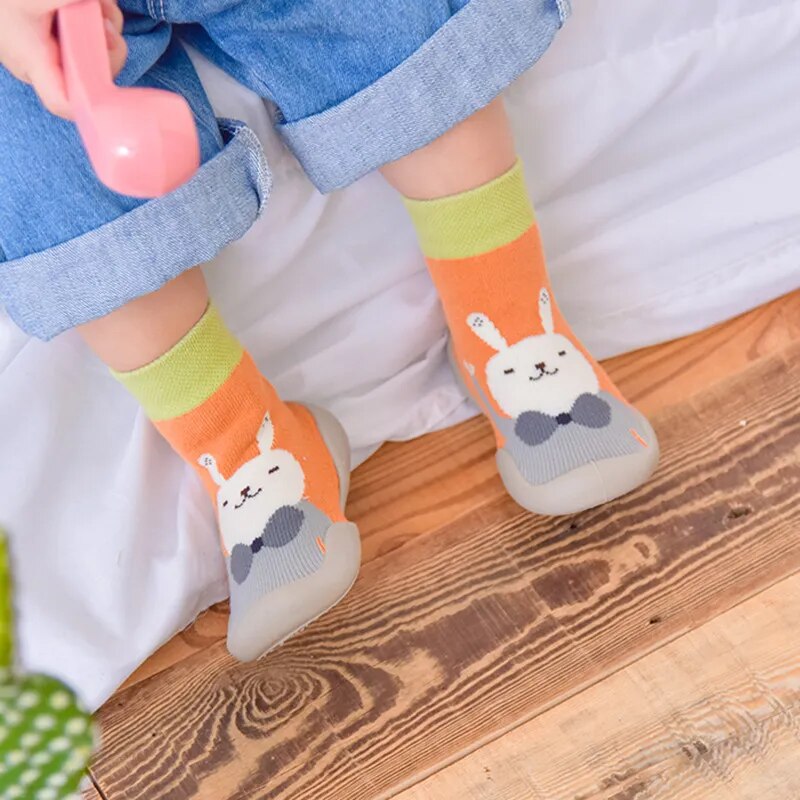 Baby Non-Slip Sock Shoes (Grey)