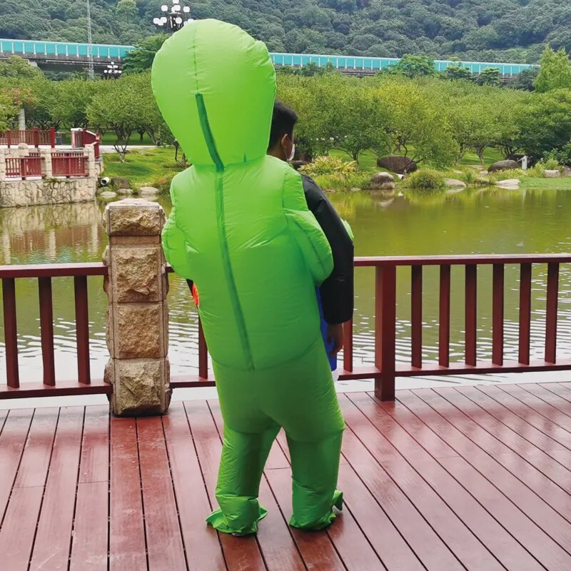 Kids Adult ET Alien Inflatable Costume