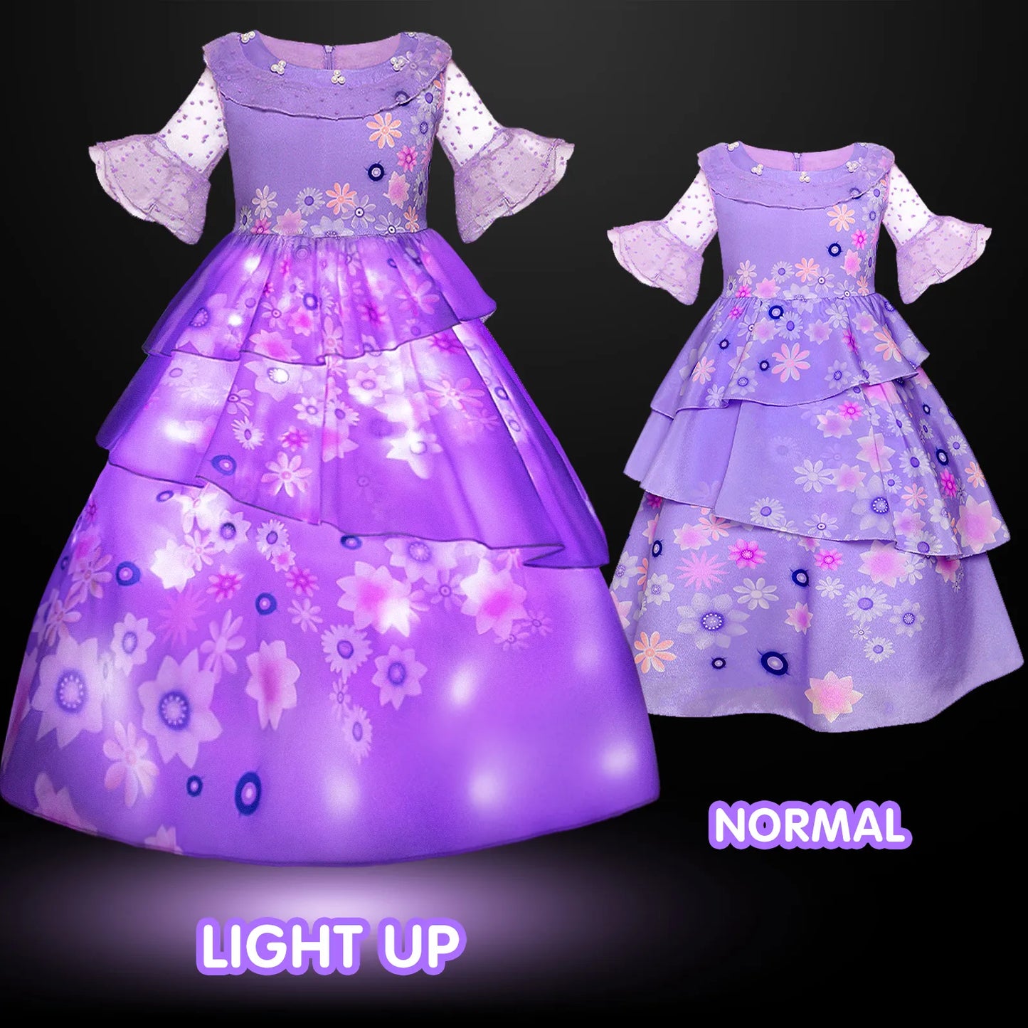 Encanto Mirabel and Isabela LED Light Up Dress