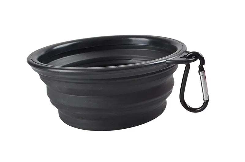 Large Portable Collapsible Pet Folding Silicone Bowl (350ml-1000ml)