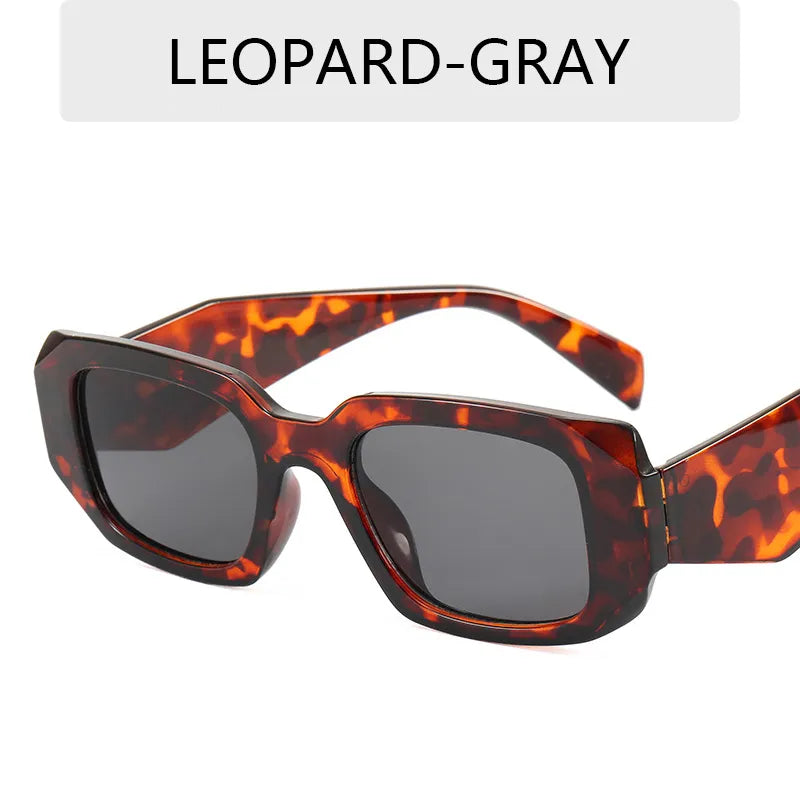 Polygon Rectangle Frame Sunglasses