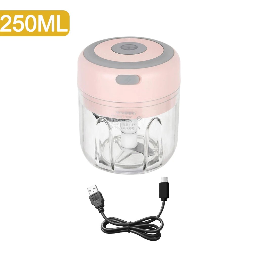 Mini Electric Veggie Chopper Food Processor