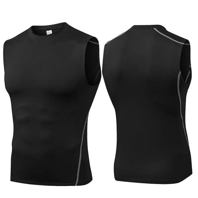 Men Shaping Sleeveless Compression Vest Sport Activewear