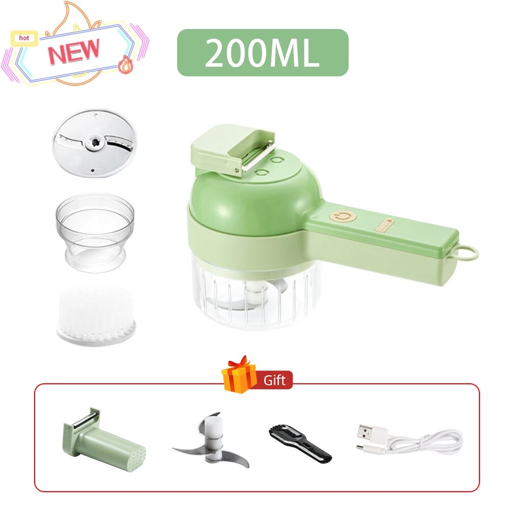 Mini Electric Veggie Chopper Food Processor