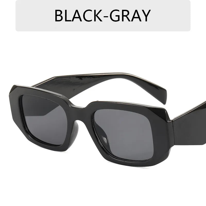 Polygon Rectangle Frame Sunglasses