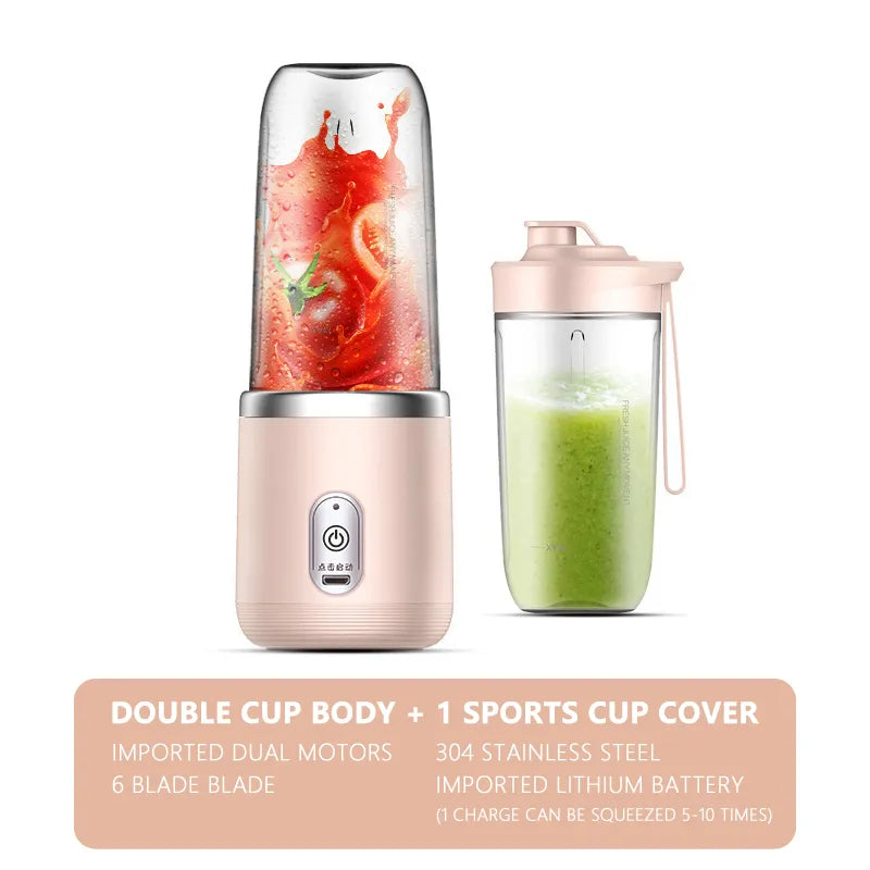 USB Portable Smoothie Blender Cup