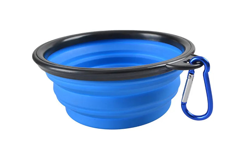 Large Portable Collapsible Pet Folding Silicone Bowl (350ml-1000ml)