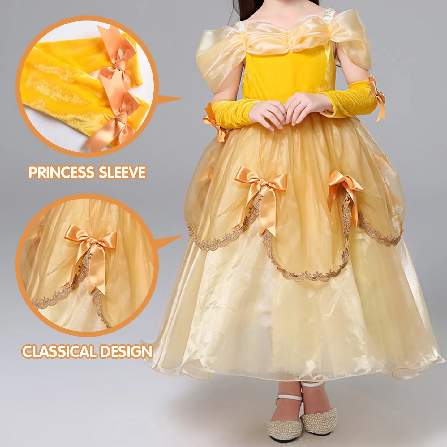 Beauty and The Beast Princess Belle LED Light Up Dress