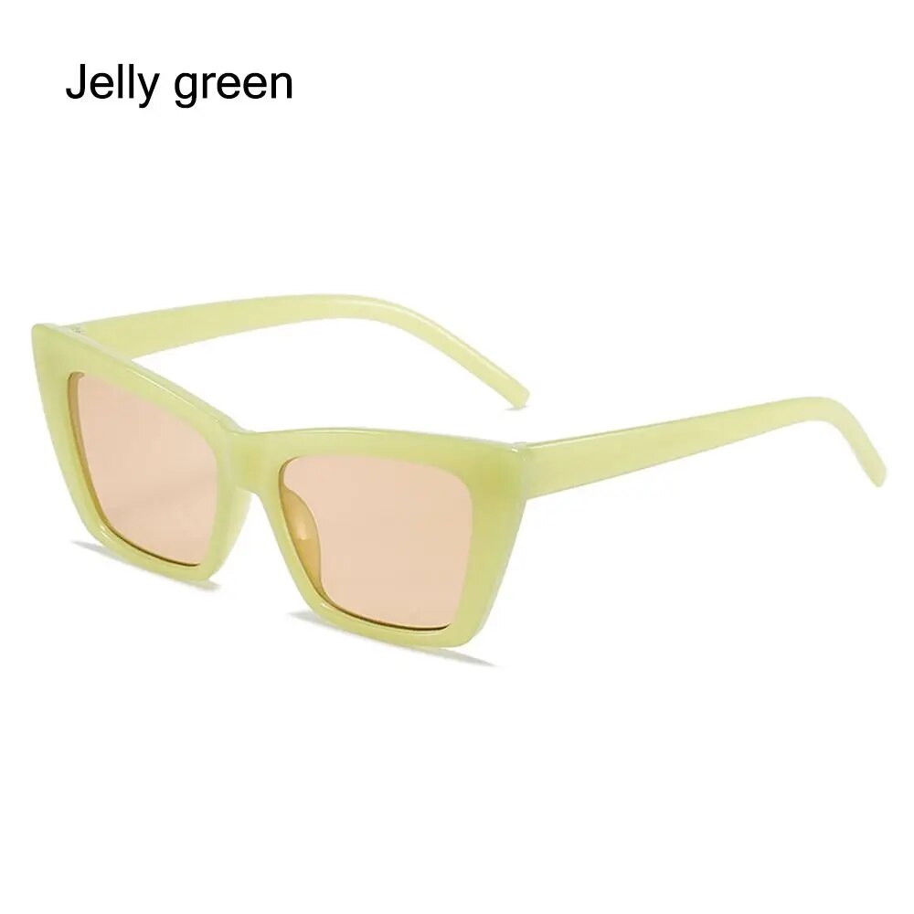 Trendy Square Fashion Cat Eye Sunglasses