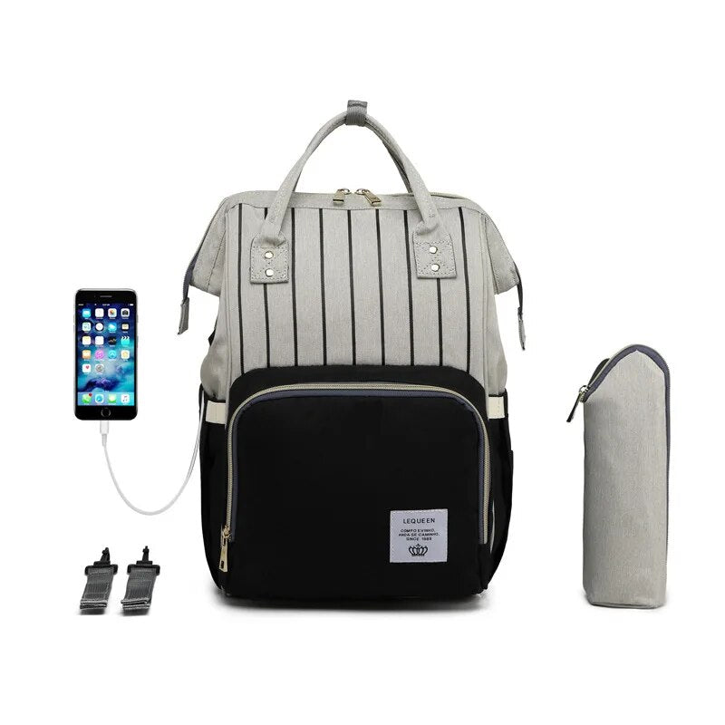 Large Capacity Waterproof Diaper Bag Backpack