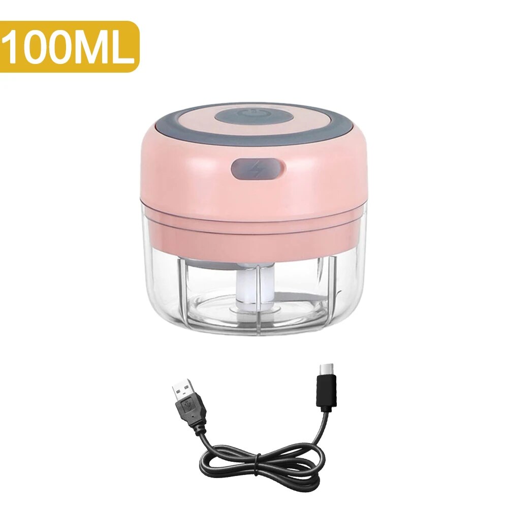 Mini Electric Veggie Chopper Food Processor