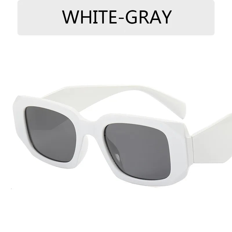 Polygon Rectangle Frame Sunglasses