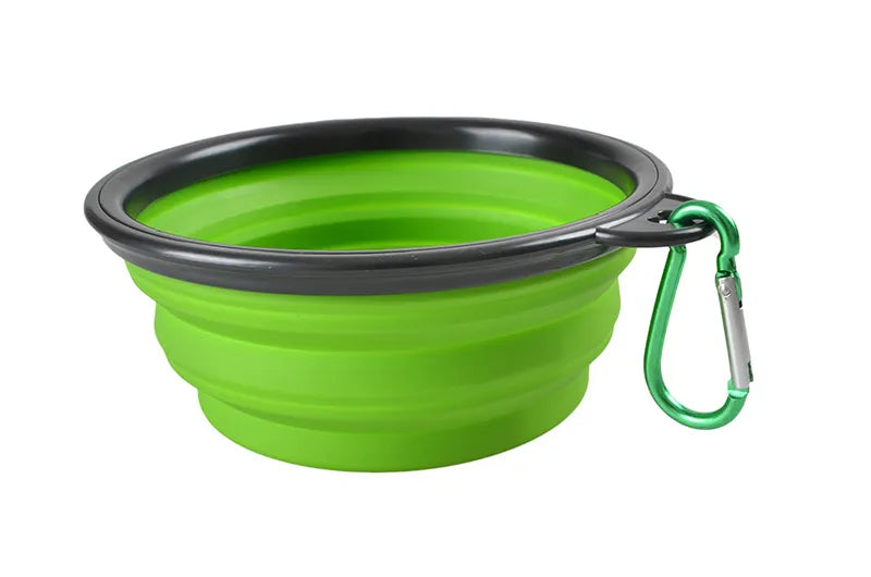 Large Portable Collapsible Pet Folding Silicone Bowl (350ml-1000ml)