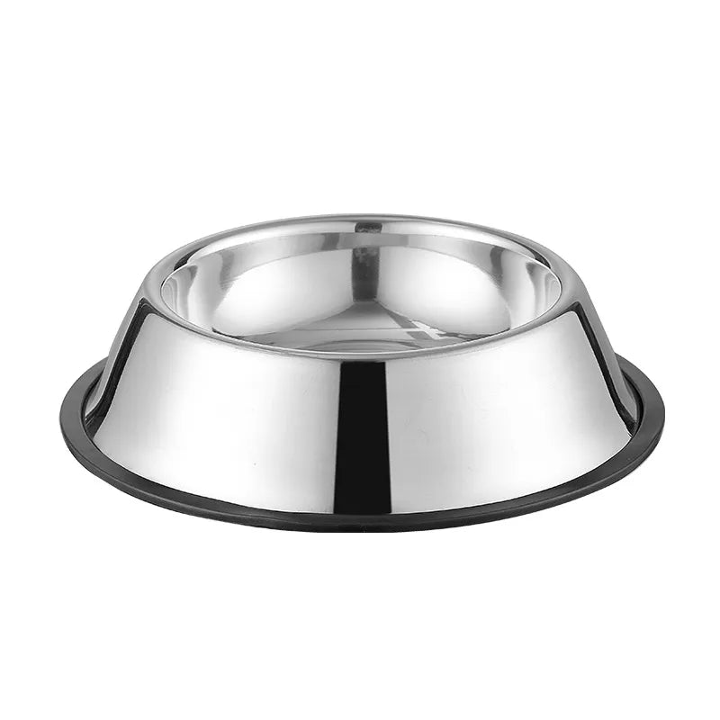 Stainless Steel Anti-Gulping Slow Feeder Water Bowl (Varying Sizes)