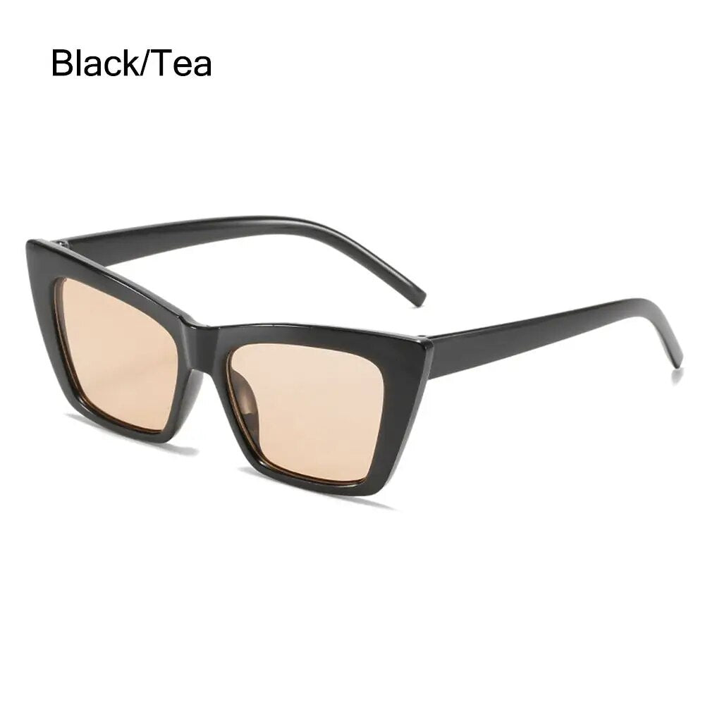 Trendy Square Fashion Cat Eye Sunglasses