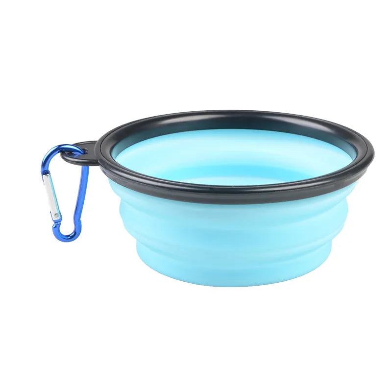 Large Portable Collapsible Pet Folding Silicone Bowl (350ml-1000ml)