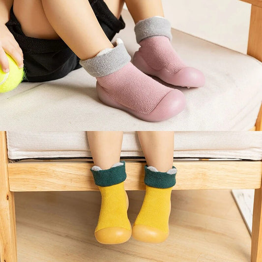 Baby Non-Slip Sock Shoes (Yellow)