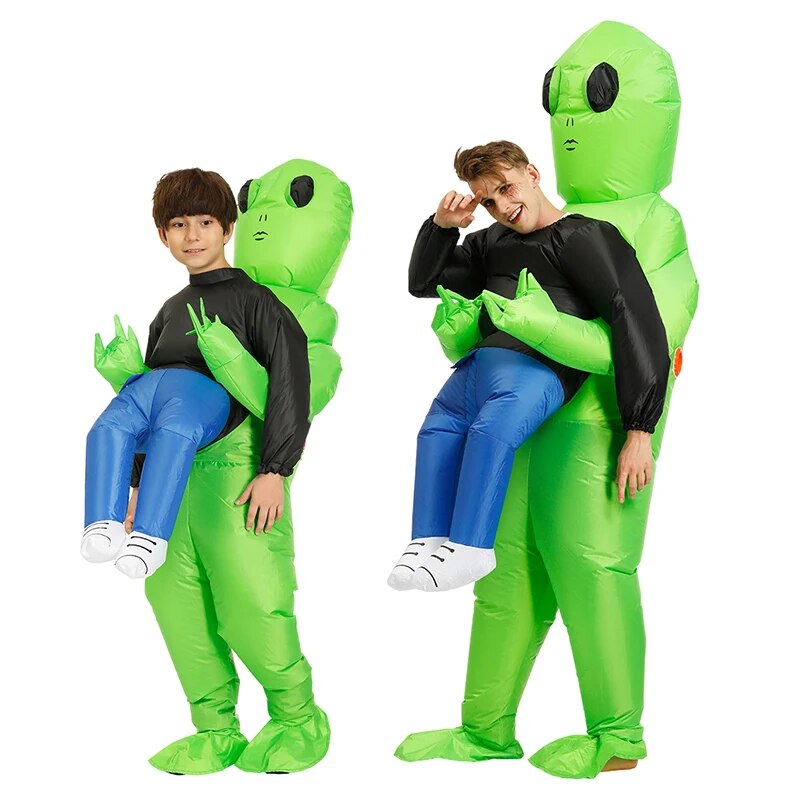 Kids Adult ET Alien Inflatable Costume