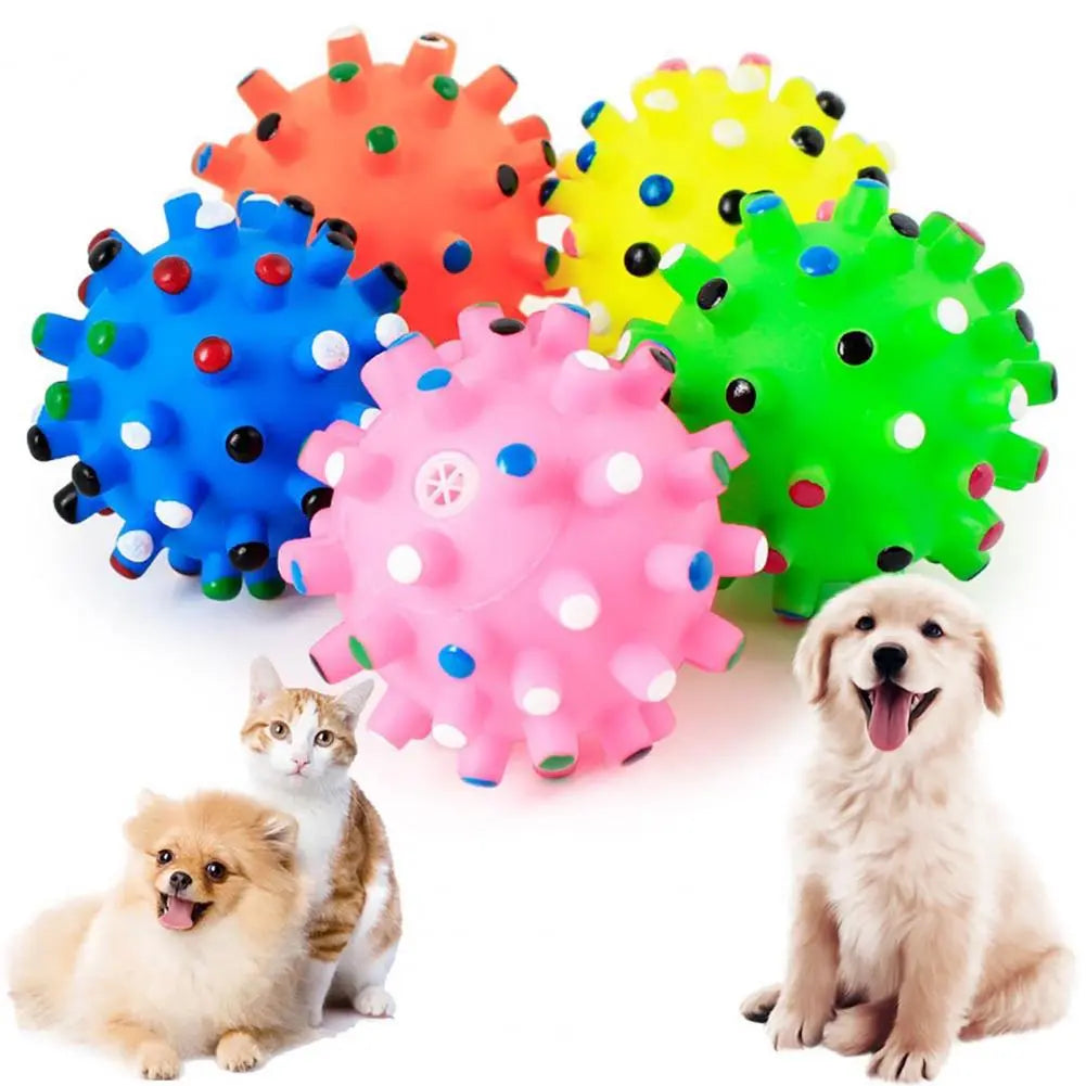 Interactive Pet Training Squeaky Ball