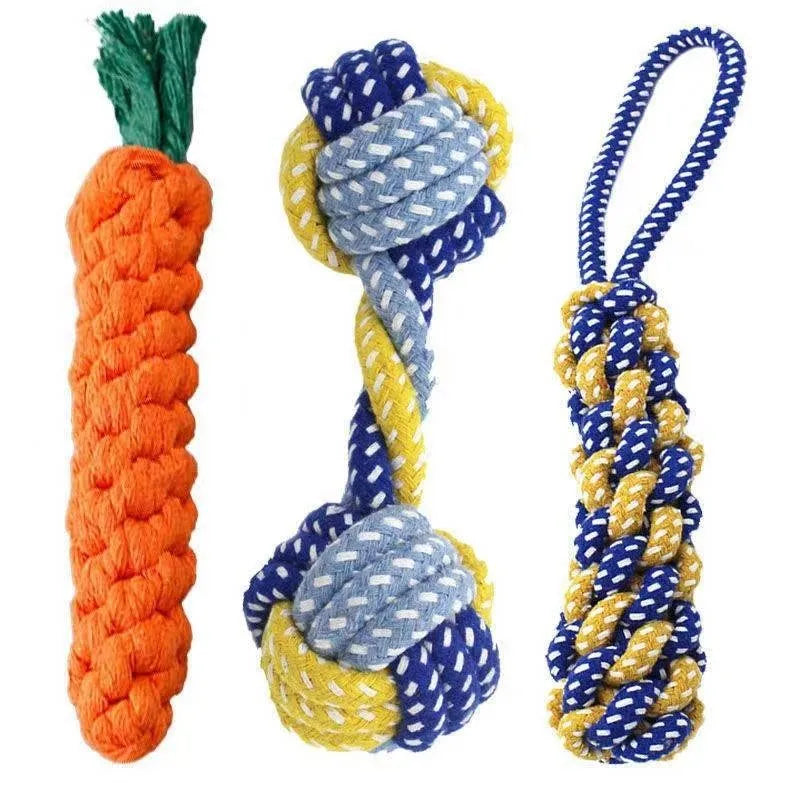 Bite Rope Fun Interactive Pet Chew Toys (Unique styles and Sizes)